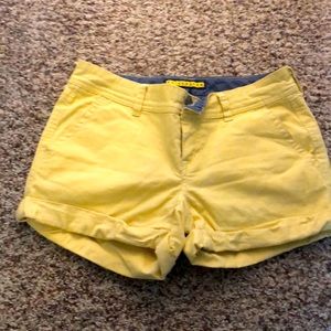 Yellow shorts